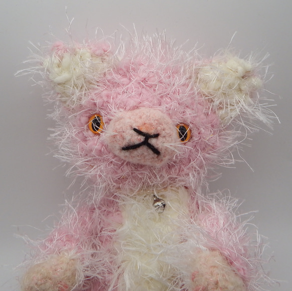 Amavel アマベル ふわふわこねこのファーアウター ピンク コート