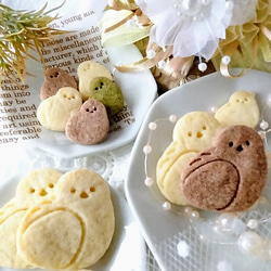ことりのクッキー型（シマエナガ）(22) お菓子作り　製菓用　抜き型　型抜きクッキー型 2枚目の画像