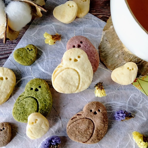 ことりのクッキー型（シマエナガ）(22) お菓子作り 製菓用 抜き型 型