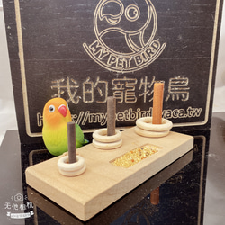 MY PET BIRD   鸚鵡訓練玩具 套圈圈 W712 第2張的照片