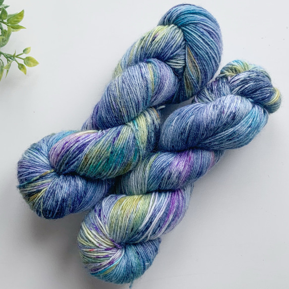 手染め毛糸 ソックヤーン Du100g 毛糸 Multicolor yarn 通販