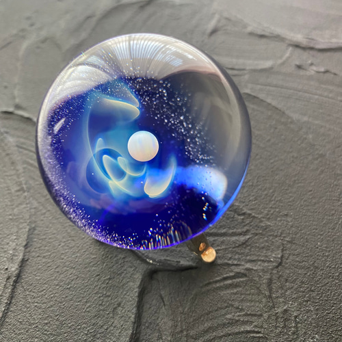 石垣島の宇宙玉 〜white opal〜 その他アート kotonoha-abi 通販