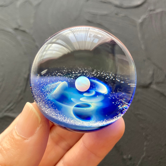 石垣島の宇宙玉 〜white opal〜 その他アート kotonoha-abi 通販