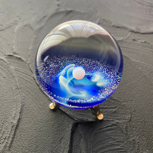 石垣島の宇宙玉 〜white opal〜 その他アート kotonoha-abi 通販