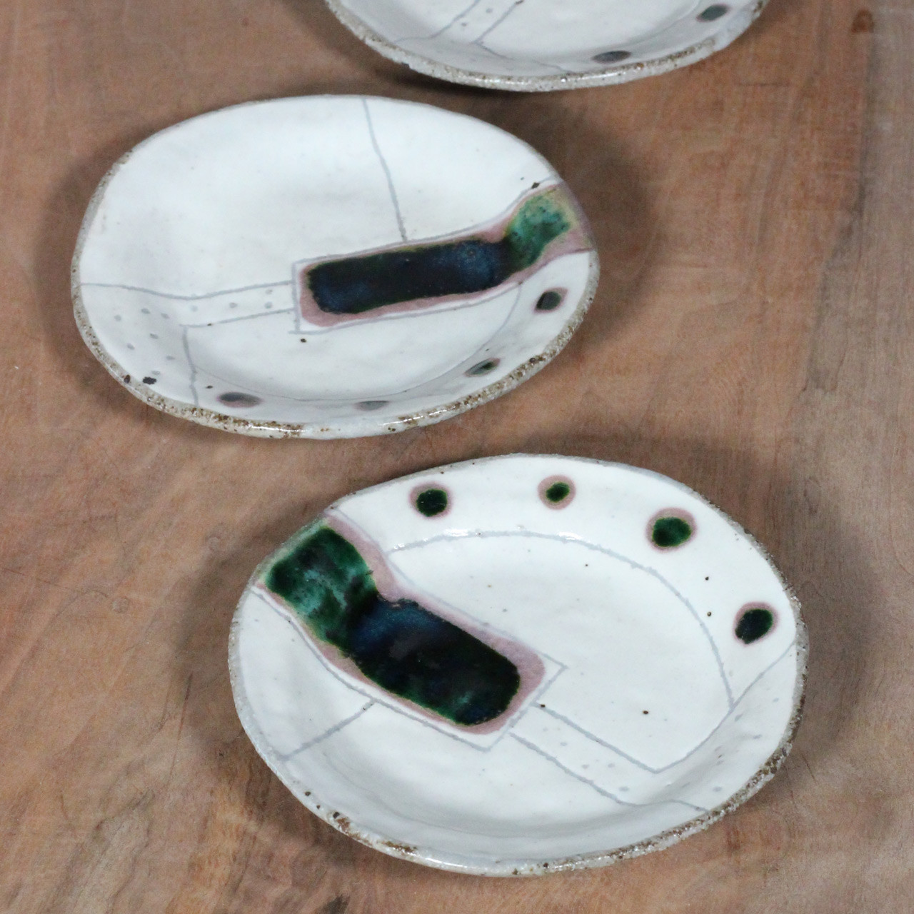 sckcrew　新品　陶器　陶芸作家　豆皿10個a 楽天市場】東屋 / 豆皿 土灰 : scope version.R