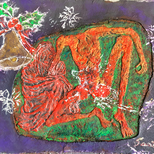 プーチン　絵画 神戸三太郎（CANBEESANTA）作 『プーチン大統領閣下に贈る』#3