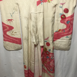 着物日傘　絹の着物をアップサイクル　日本の職人が手仕事で制作　#40 9枚目の画像