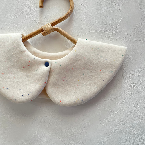 再販✺人気♪】付け襟風シンプルスタイ✺カラーネップ スタイ