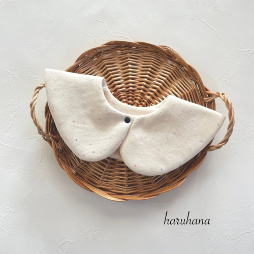 再販✺人気♪】付け襟風シンプルスタイ✺カラーネップ スタイ