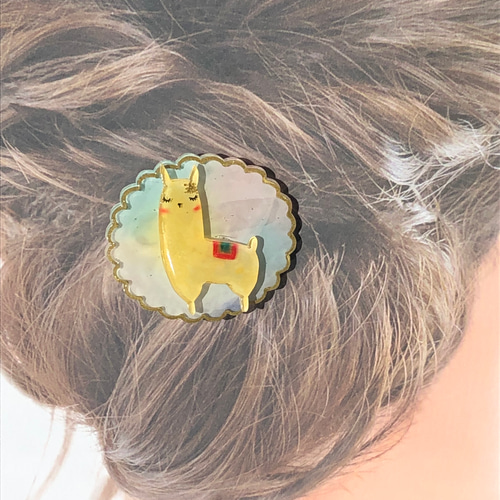 ヘアクリップ アルパカ ヘアクリップ・バナナクリップ ta-aa 通販  