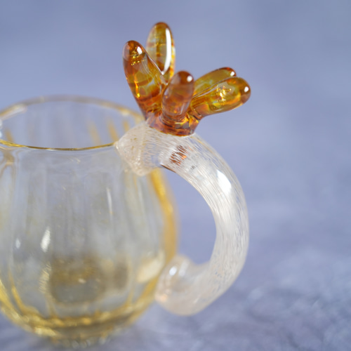 □小さなお花のピッチャー/琥珀 ミルクピッチャー キッタヨーコ 通販  