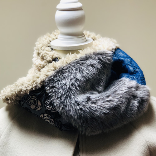 ミナペルホネンhandmade あったか〜いひねりスヌード スヌード Rose