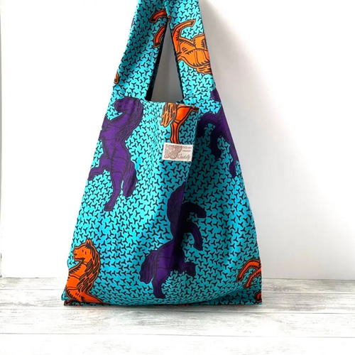 アフリカ布 エコバッグ アフリカンバック エコバッグ・サブバッグ