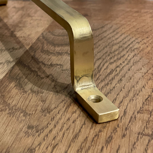送料無料／[Brass Bar Hanger]真鍮バーハンガー ドア取手 傘掛け 植物