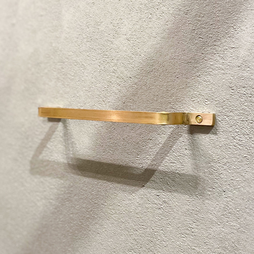 送料無料／[Brass Bar Hanger]真鍮バーハンガー ドア取手 傘掛け 植物