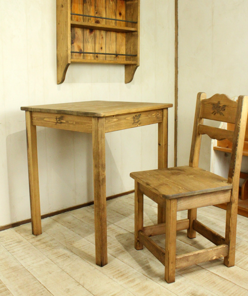 テーブル　イスセット 麦