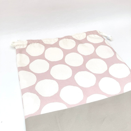 入園入学3点セット 水玉 くすみピンク［受注製作］ その他入園グッズ