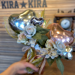 【大人かわいい】レトロクラシカル♡バルーンブーケ| 手持ちバルーン　花束　結婚式　謝恩会　卒業　卒園　お祝い　 4枚目の画像