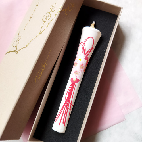 ひな祭り】『かわいい灯り』絵ろうそく 贈り物 手 誕生日 和蠟燭 伝統