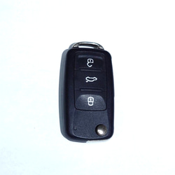 VW用 キーケース （フォルクスワーゲン 旧型） ブラック　一点物　送料無料 5枚目の画像