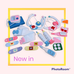 オーダー制』フェルトおもちゃ お医者さんセット おもちゃ・人形