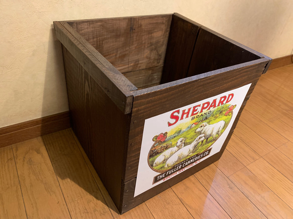 アメリカン カントリー 木製 ボックス 木箱