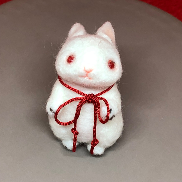 白兎 HANSA（ぬいぐるみ） BH5842 シロウサギ HANSA しろうさぎ 白兎
