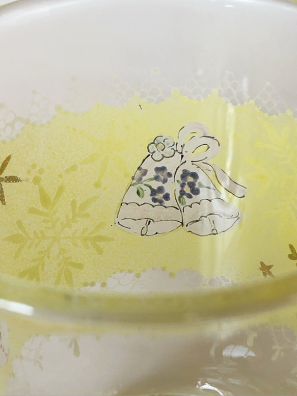冬用マグカップ・ダーラナホース（黄色）暖かいのもOK 5枚目の画像
