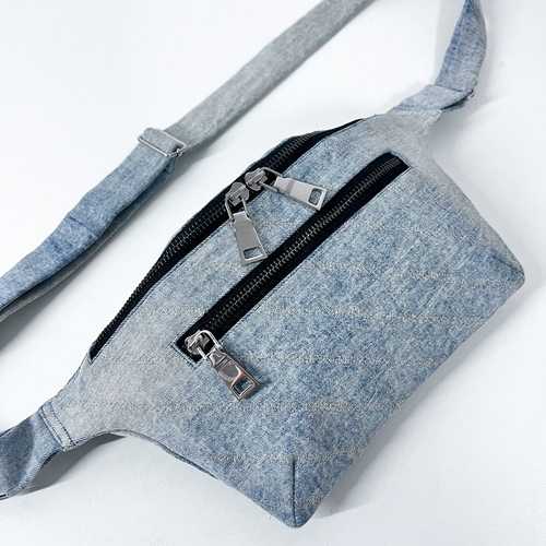 ボディバッグ【100%デニムリメイク】 ボディバッグ・ウエストポーチ YL