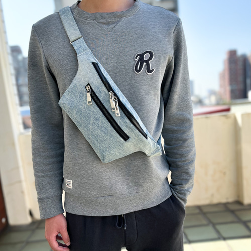 ボディバッグ【100%デニムリメイク】 ボディバッグ・ウエストポーチ YL