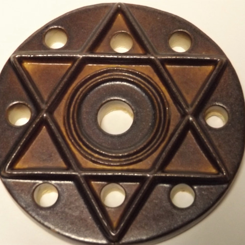 機能性セラミック奇瑞セット（大）地場調整・波動調整装置 六芒星 結界