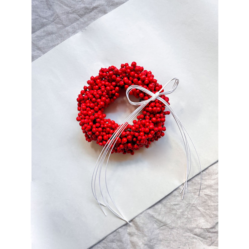 南天の実たっぷりリース リース Rside flowerwork 通販 15185108