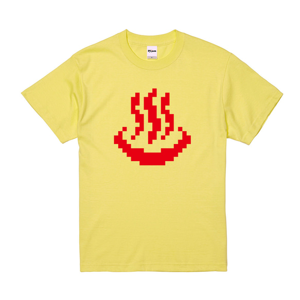 【温泉ロゴ】ドット絵 おもしろ かわいい サウナ グッツ Tシャツ ロンT ギフト プレゼント 9枚目の画像