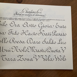 Italy カリグラフィーの本 calligrafia♪ 4枚目の画像