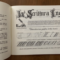 Italy カリグラフィーの本 calligrafia♪ 2枚目の画像
