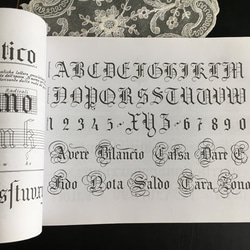 Italy カリグラフィーの本 calligrafia♪ 11枚目の画像