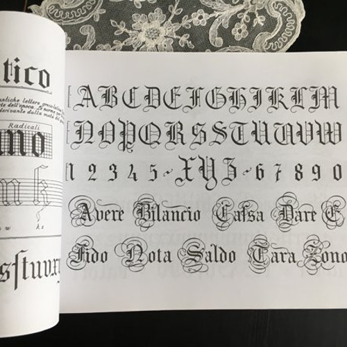 Italy カリグラフィーの本 calligrafia♪ 書道 *LULU｜フランス雑貨