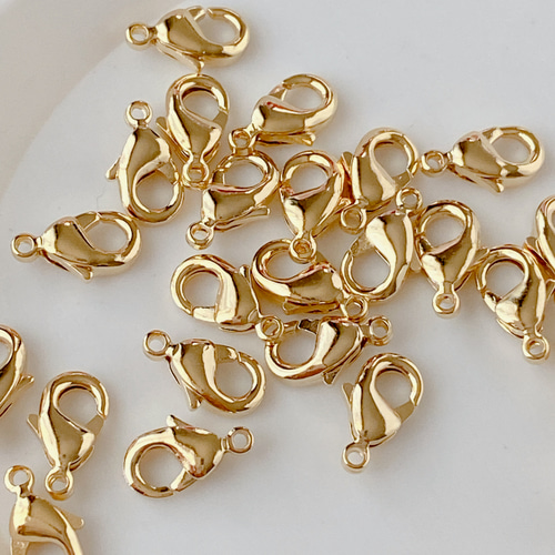 高品質 14kgf カニカン 10mm 10個 ネックレス ブレスレット 素材