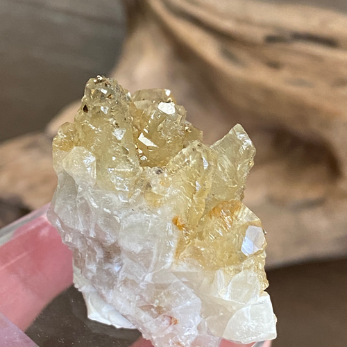 レア♢スペシャル 原石標本 ボーナイト in イエローカルサイト 天然石