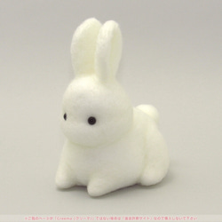 干支置物 No.07 うさぎＡ / 羊毛フェルト ウサギ 兎 卯 Rabbit 1枚目の画像