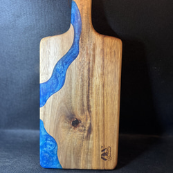 木製カッティングボード 名入れ 結婚式 誕生日 就職祝い 青 木 wood