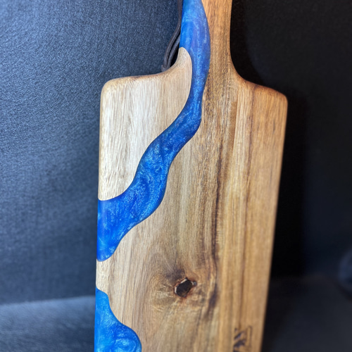 木製カッティングボード 名入れ 結婚式 誕生日 就職祝い 青 木 wood