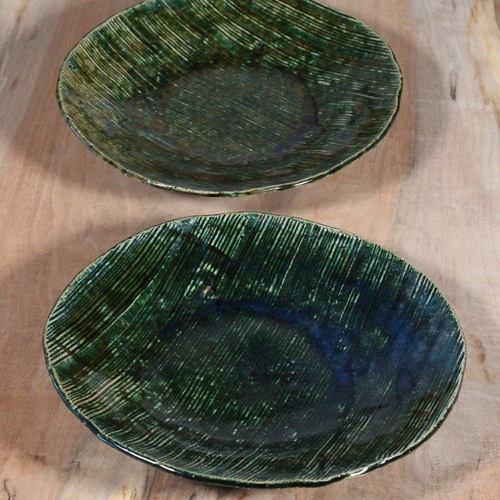 織部丸皿】sa40 パスタ・カレー皿 美味しい 人気 おしゃれ 素敵