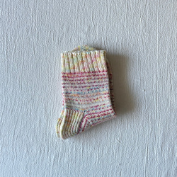 手編みの靴下   - pastel color - 8枚目の画像