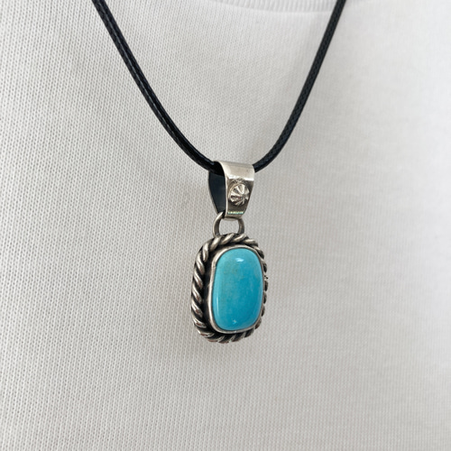 スリーピングビューティー ターコイズ トルコ石 シルバー ネックレス
