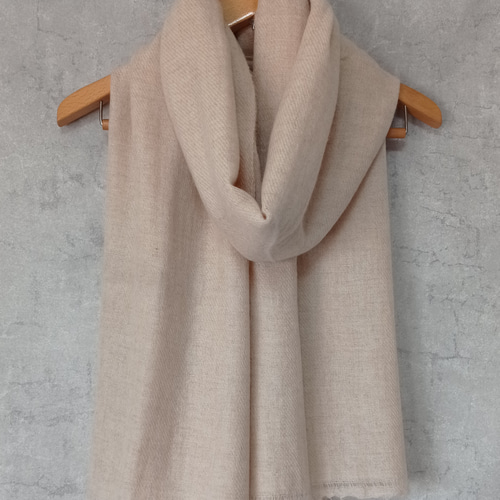 ○訳あり価格○超希少パシュミナ(カシミヤ)100% マフラー兼ストール 冬  