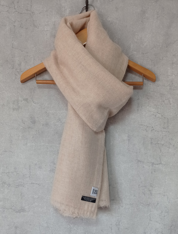 ○訳あり価格○超希少パシュミナ(カシミヤ)100% マフラー兼ストール 冬  