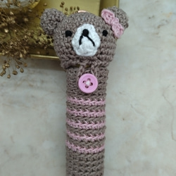 【送料無料】リップクリームの長さとリボン・くまちゃん色が選べるリップクリームケース 13枚目の画像