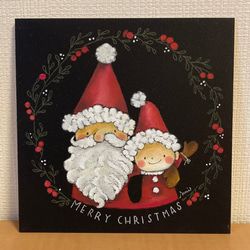 自作絵画（額入り）クリスマスver. 自作絵画（額入り）クリスマスver