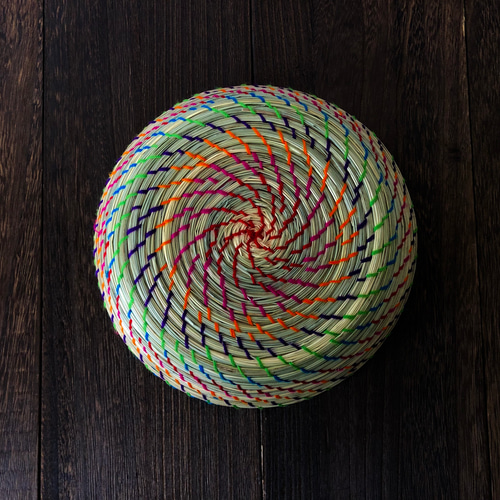 メキシコ バスケット わら製